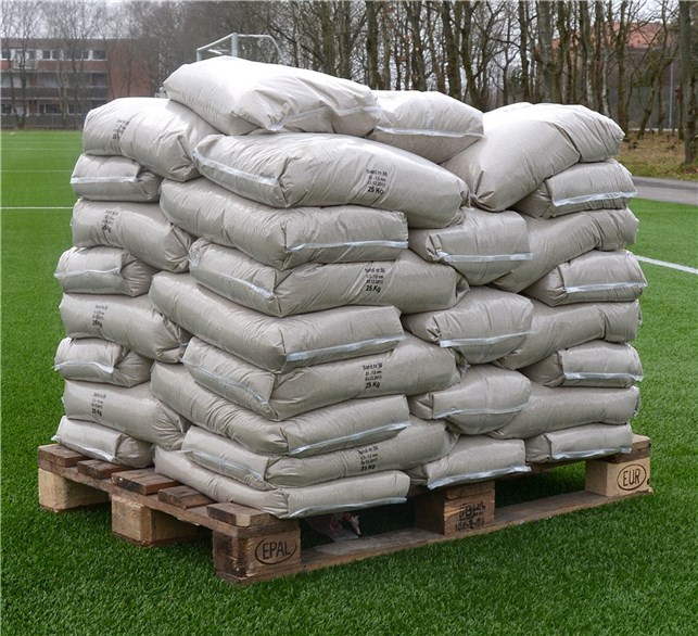Sand for kunstgræs  - Big bag - (1.000 kg) Kornstørrelse 0,36 -0,90mm - Nr. 50