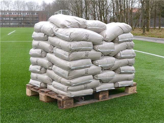 Sand for padel kunstgræs nr. 40, 66 sække af 15 kg