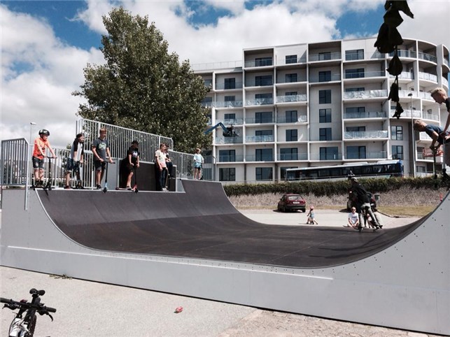 Skate rampe compo halfpipe