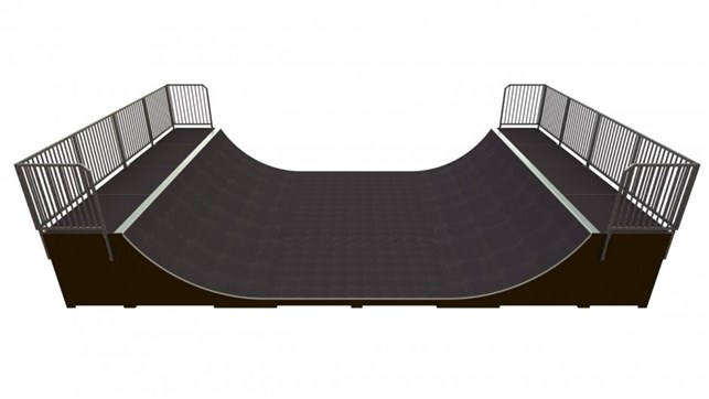 Skaterampe Halfpipe Base MR 01 A