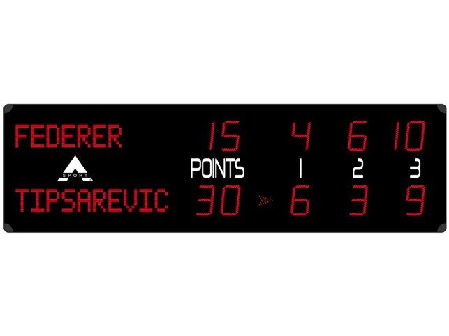 Tennis/Padel Scoringstavle RTX Alpha Wifi
