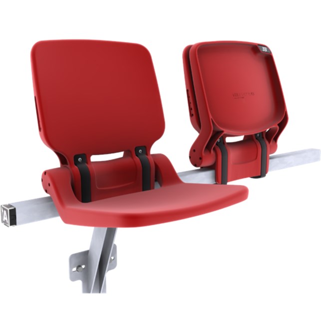 Tribunesæde BOX seat - 901 Polymer