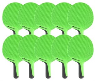 10 stk. Bordtennisbat til skole/SFO