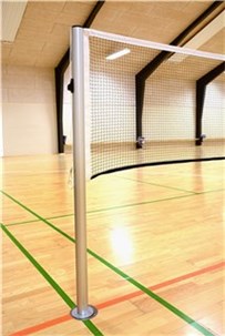 Badmintonstøtter med netspor Ø63