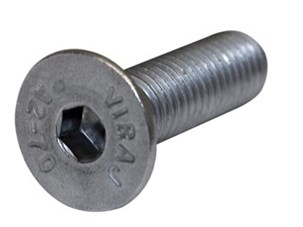 Bolt M10 35 mm rustfri stål til Padel glas