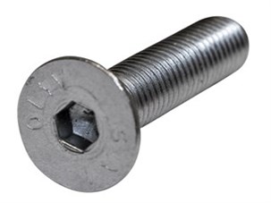 Bolt M10 45 mm rustfri stål til Padel glas