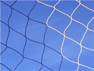 Fodboldnet 11 mands Liga - blå/hvid