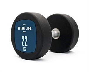 Gummihåndvægte Titan life 22 kg.