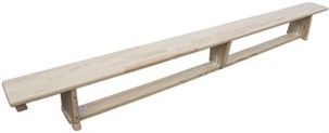 Gymnastikbænk 2 meter med balancebom