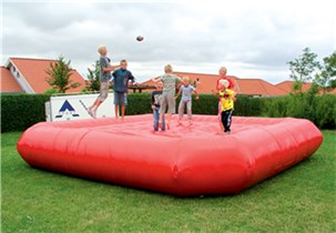 Hoppepude - 8 x 8 meter - Højde: 60 cm