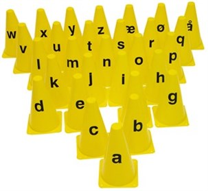 Kegler Basic med bogstaver