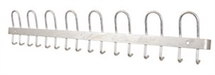 Knagerække L120cm-Galvaniseret