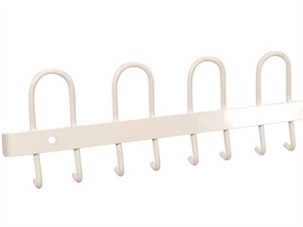 Knagerække, L60 cm - Hvid - Demo