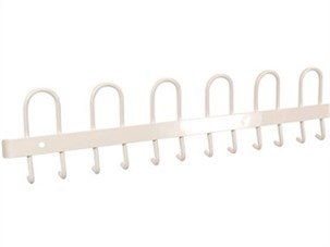 Knagerække, L90 cm - Hvid - Demo