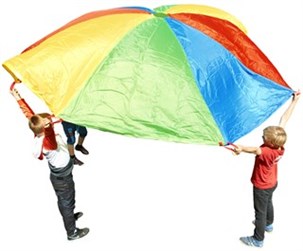 Nylon faldskærm i 7 meter - Basic