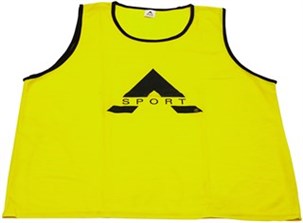 Overtræksvest gul senior