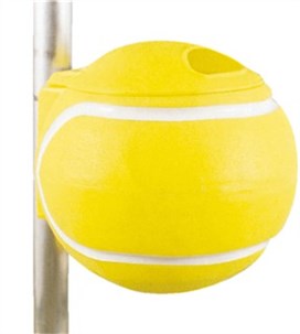 Papirkurv - Gul tennisbold