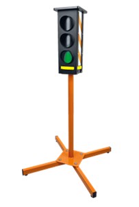 Trafiklys til cykelbane og trafikleg
