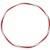 Hula Hop ring -Ø65 cm (Rød/hvid)