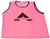 Pink overtræksvest mini