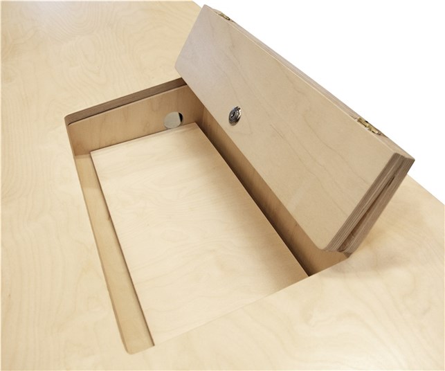 Dommerbord med transporthjul