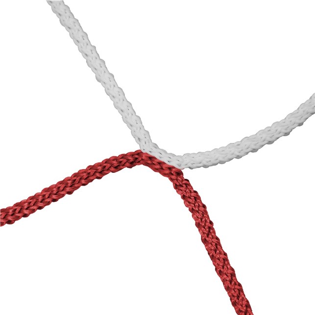 Fodboldnet 8 mands, 4 mm. PP 2 farvet