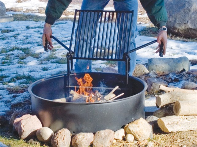 Grill incl. rist justerbar Ø  81 cm.