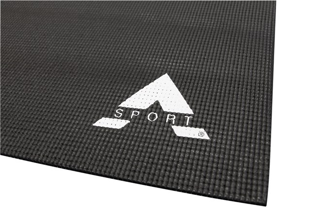 Yogamåtte - sort, 10 stk.