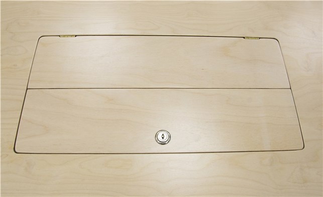 Dommerbord med transporthjul
