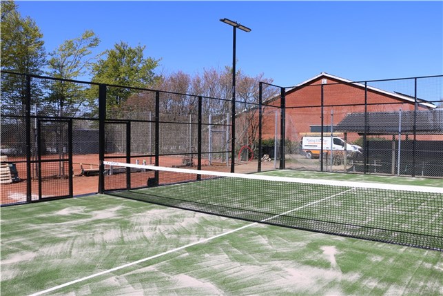 Padelnet 10 x 0,92 meter - 5 mm PP sort