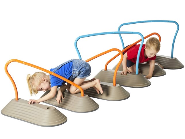 Mini parkour diogonal hække