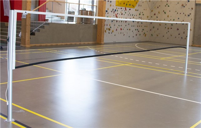 Badmintonstøtter med netspor Pro model