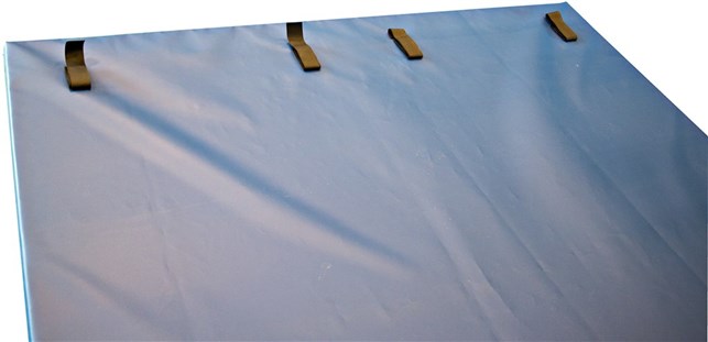 Beskyttelse til ribbevæg 200x100x6 cm