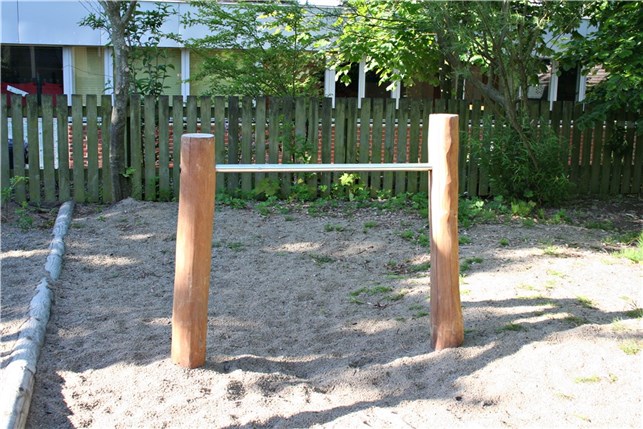Robinia kolbøttestativ - 1 fag