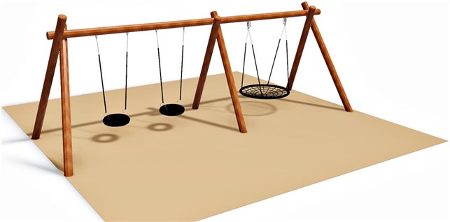 Dobbelt gyngestativ