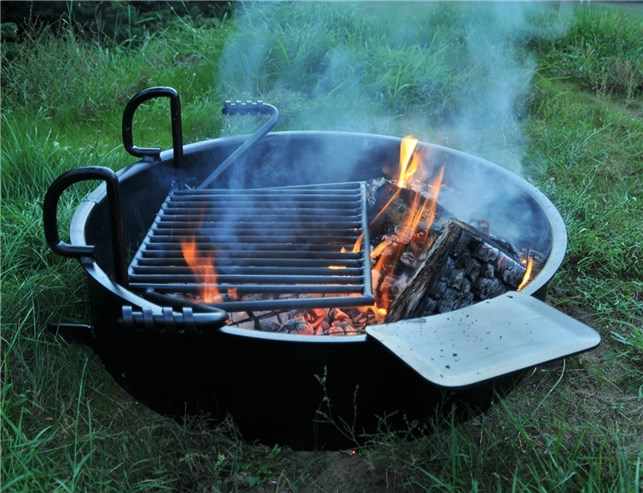 Grill incl. rist justerbar Ø  81 cm.
