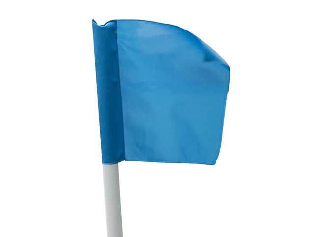 Hjørneflag - Blå