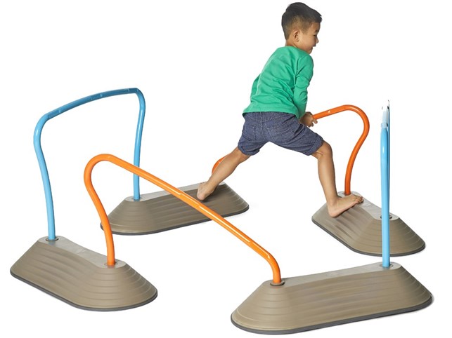 Mini parkour diogonal hække