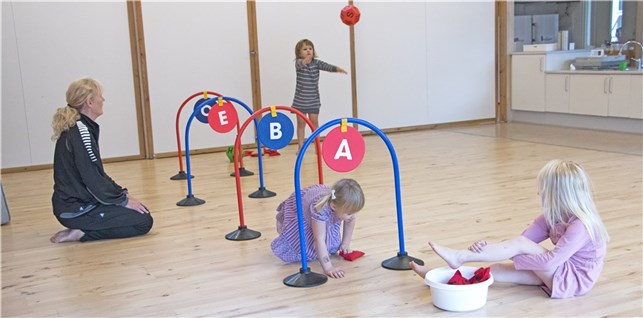 Bevægelsesporte M/gummibaser