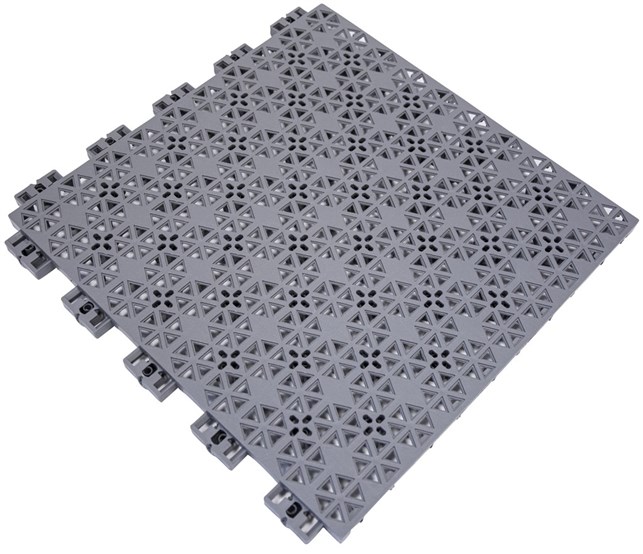 Pickleball bane i PP fliser 30 x 30 x 2 cm