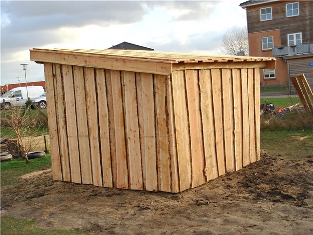 Redskabsskur - 3,4 x3,4 m