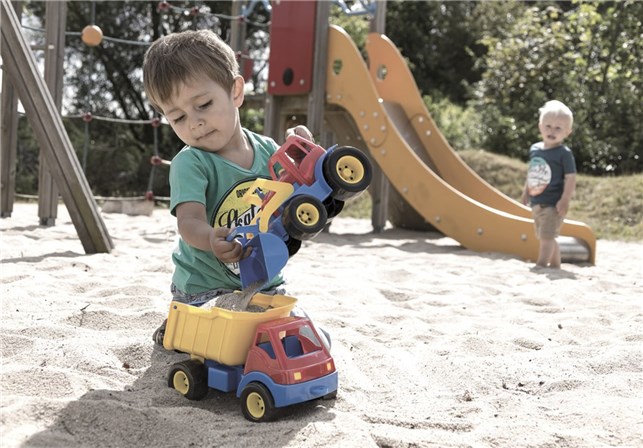 Traktor Med grab Dantoy