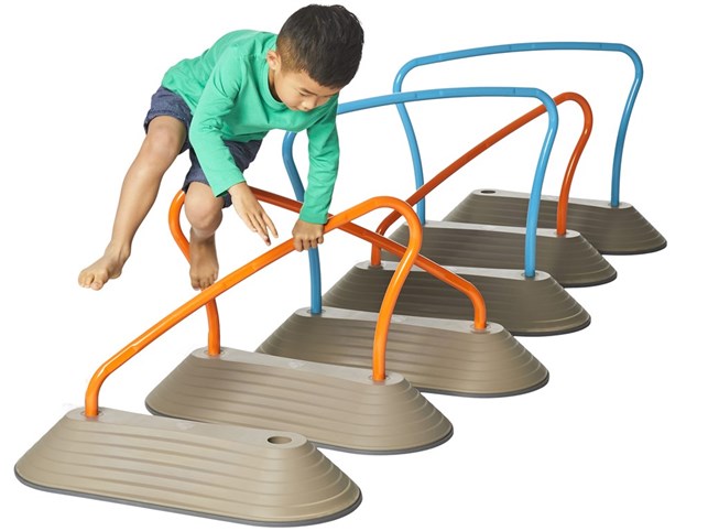 Mini parkour gummibase
