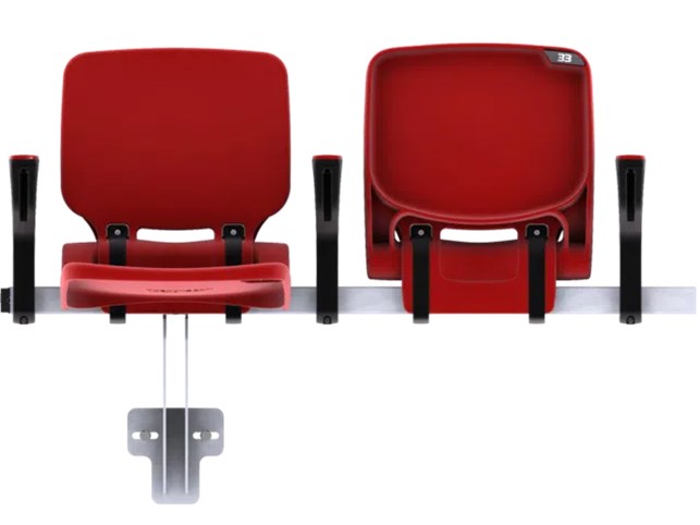 Tribunesæde BOX seat - 901 Polymer