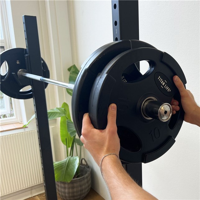 Vægtskive 15 kg - Gummi