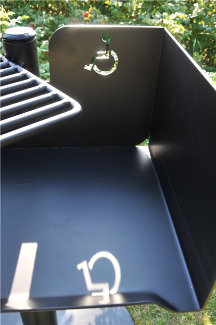 Grill incl. rist til kørestolsbrugere