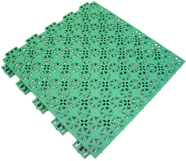 Pickleball bane i PP fliser 30 x 30 x 2 cm