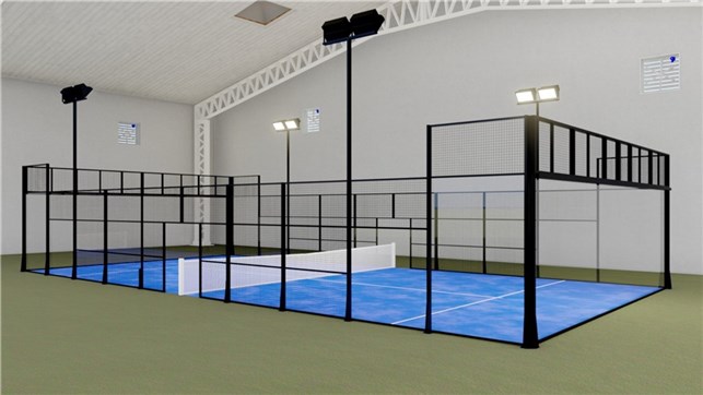 Padelbane model Greenset padel Panorama