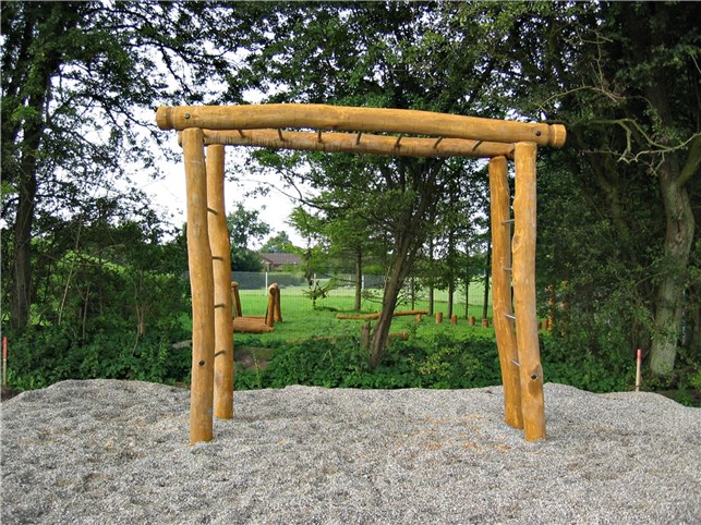 Robinia galge med armgang