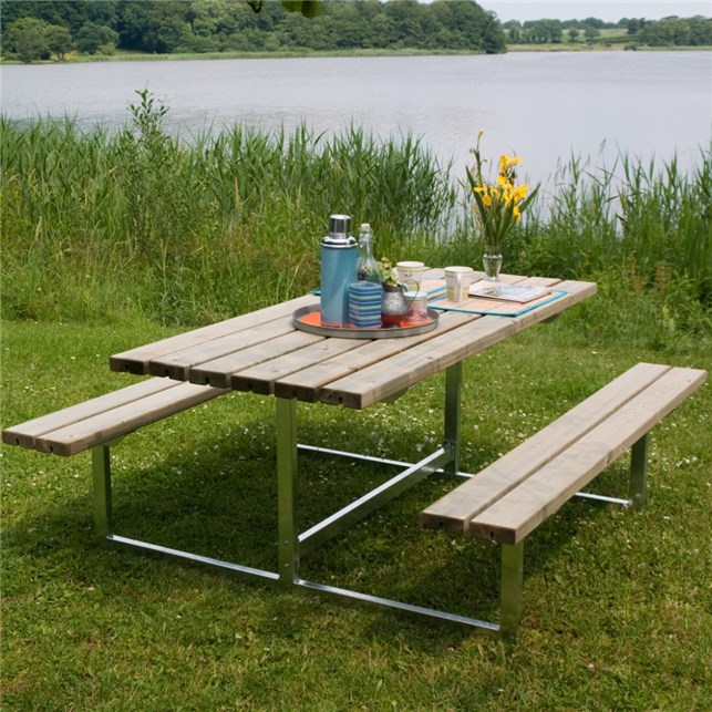 Basic Bord/Bænkesæt - trykimprægneret